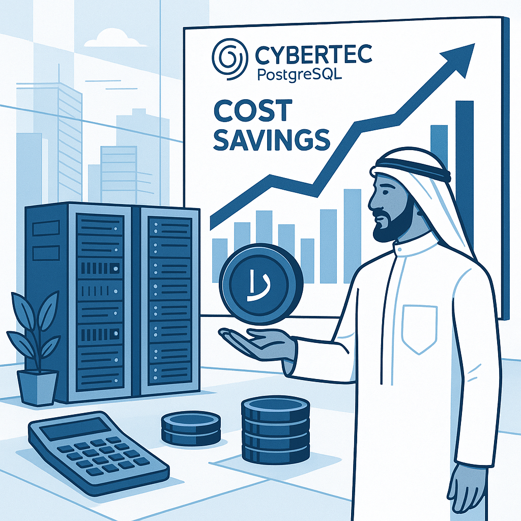 Discover how CYBERTEC PostgreSQL Enterprise can help Saudi enterprises achieve significant cost savings while maintaining top-notch performance and compliance.