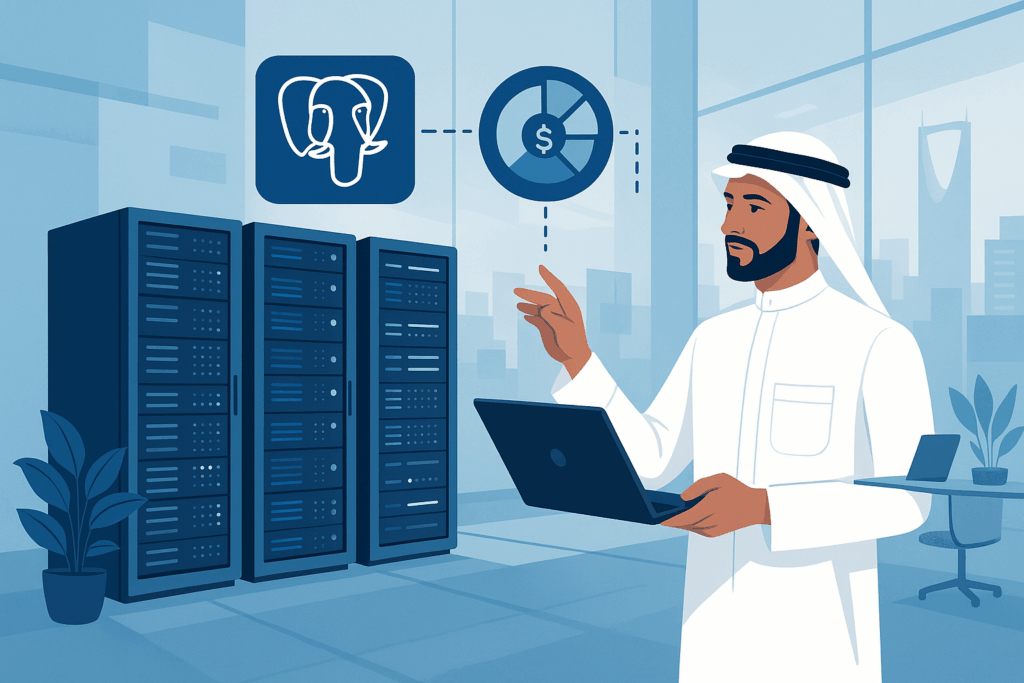 Discover how CYBERTEC PostgreSQL solutions align with Saudi Arabia's Vision 2030, offering cost-effective, secure, and scalable database services.