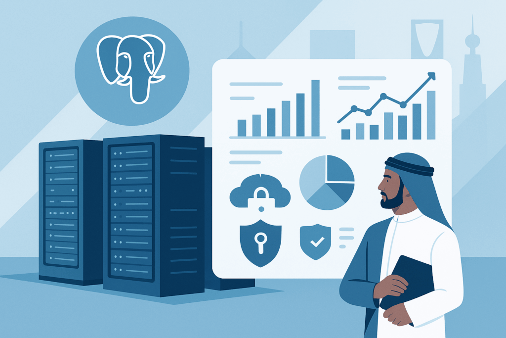 Discover how CYBERTEC's PostgreSQL Enterprise helps Saudi enterprises achieve Vision 2030 goals through significant cost optimization.